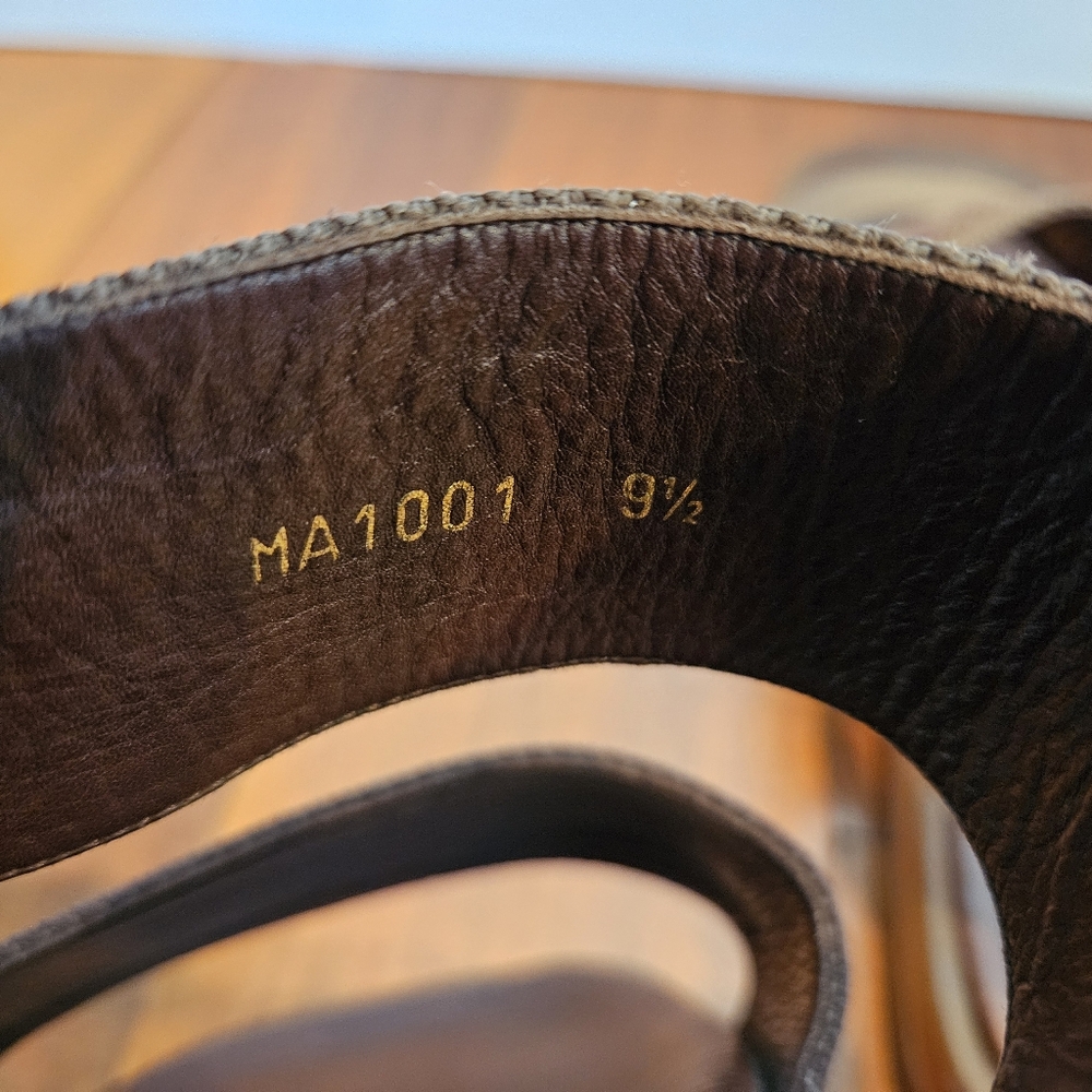 Louis Vuitton Brown Sandals with Adjustable Ankle Strap - Picture 6 of 9